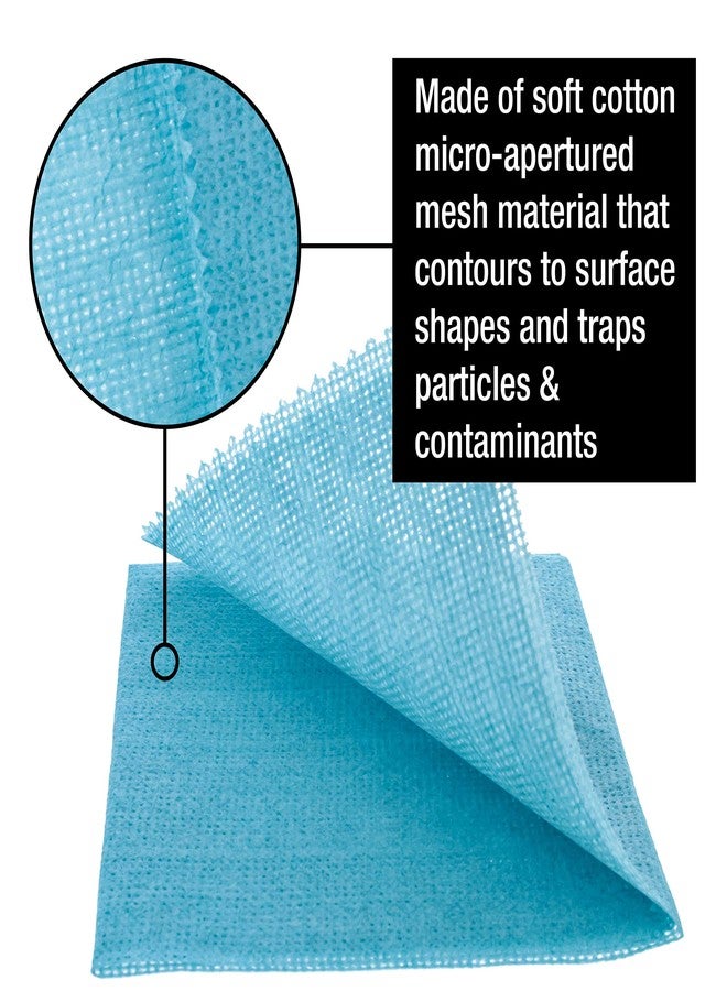 TCP Global Pure Blue Low Tack Superior Tack Cloth, 12-Pack, Automotive & Woodworking, Dust/Stain/Paint Rags, Tac Cloth for Autobody - Image 4